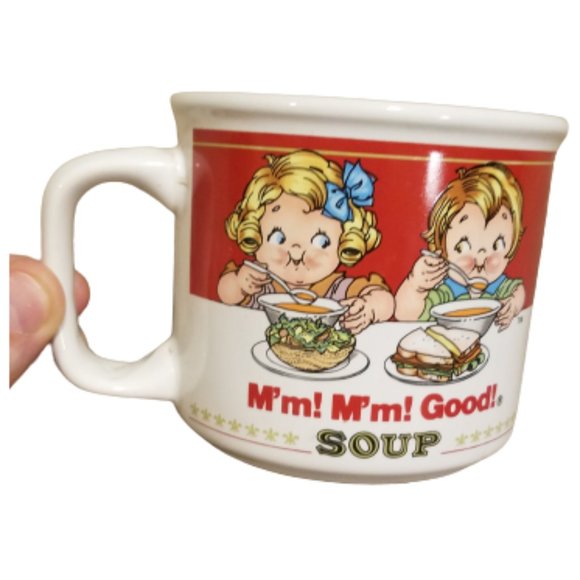 Vintage Campbell's Soup Coffee Cup Mug Mm Mm Good Retro Kitchen 1997 90s - Picture 1 of 5